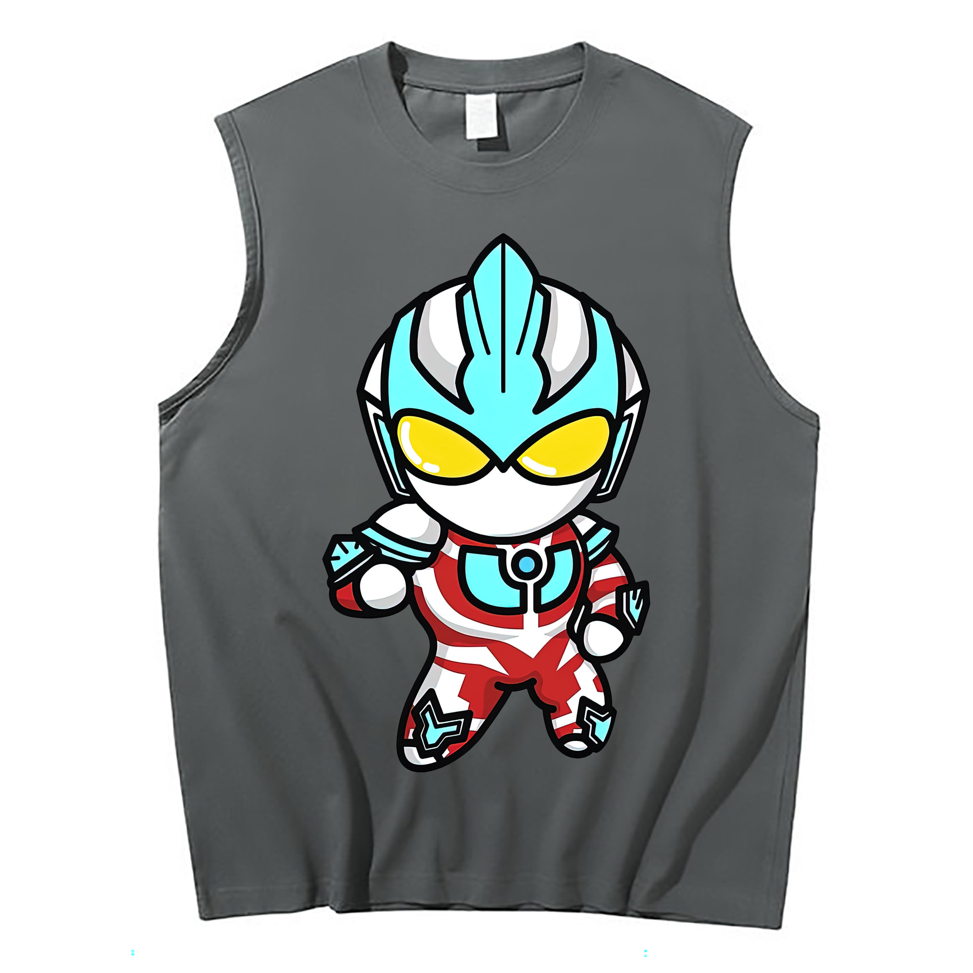 （画像用） ウルトラマン Ultraman コットン100％タンクトップ（フロントプリント）